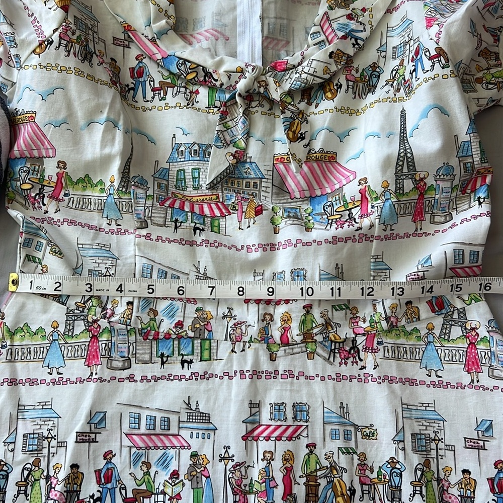 Rare Bernie Dexter made in the US swinging rockabilly dress Sweet 16 NWOT - Picture 10 of 10